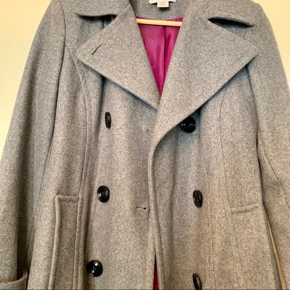 🎉HP!!🎉 Anne Klein | Grey Wool Coat - Picture 5 of 10